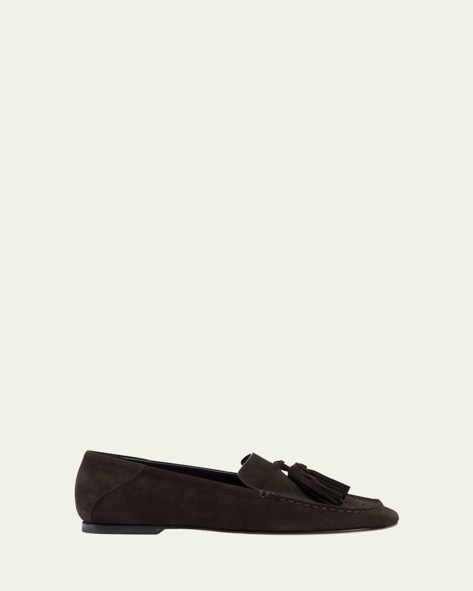 Drew Suede Tassel Loafers